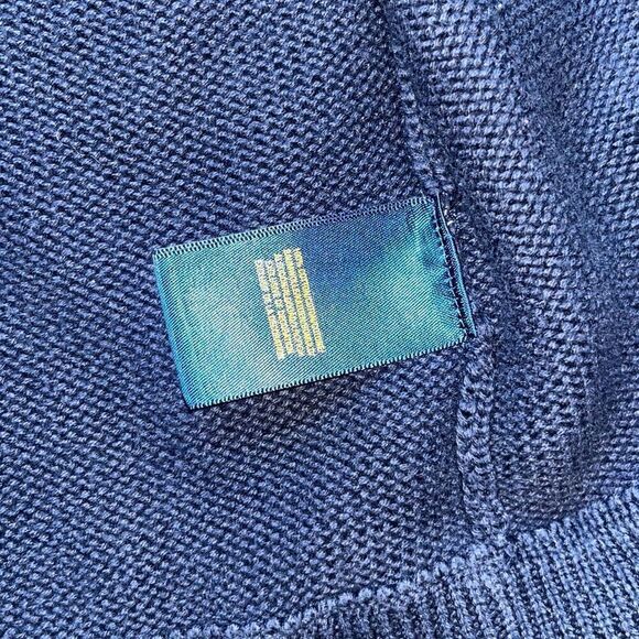 Ralph Lauren Polo BIG PONY Full Zip Sweater Jacket  NAVY/WHITE Boys XL - Picture 8 of 16